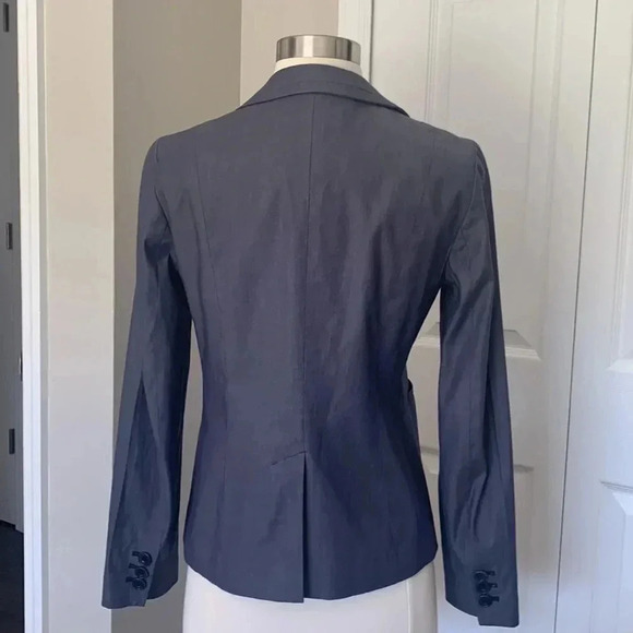 Talbots blue summer weight blazer size 2 - Picture 2 of 9